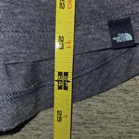 The North Face Women's Performance Burnout T-Shirt Blue Heathered Tee Size Small - Picture 4 of 6